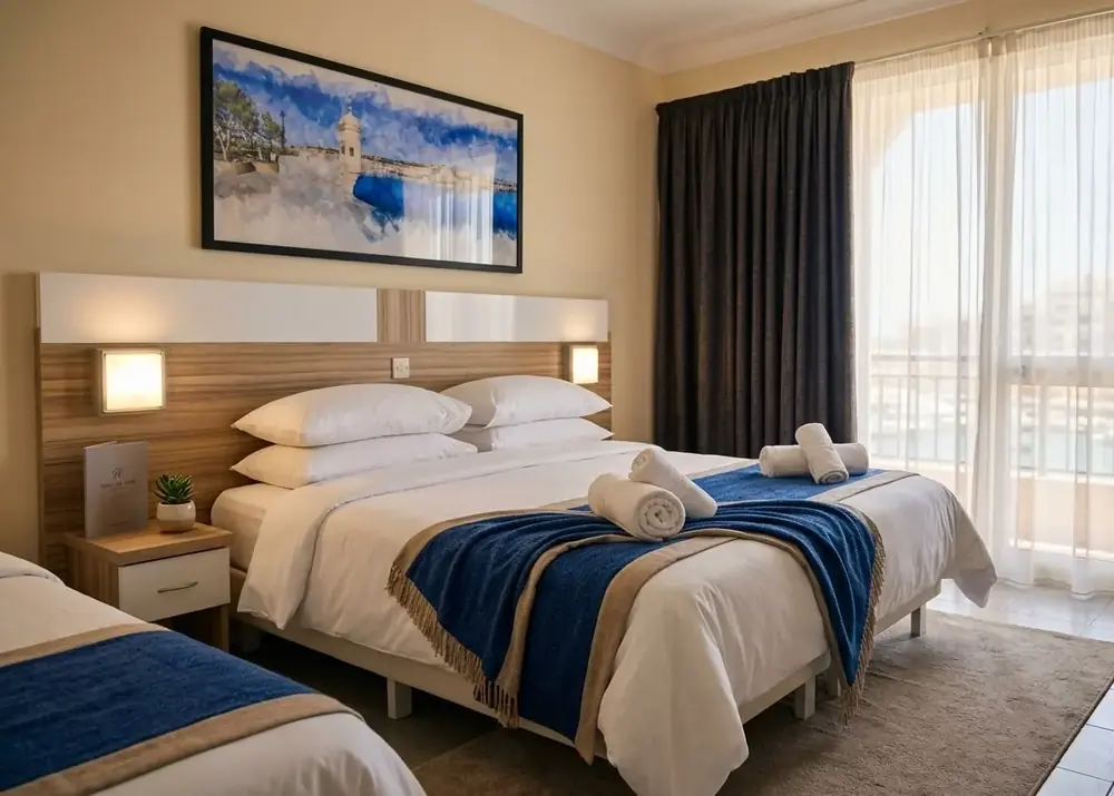 Twin Room at Coral Hotel Malta